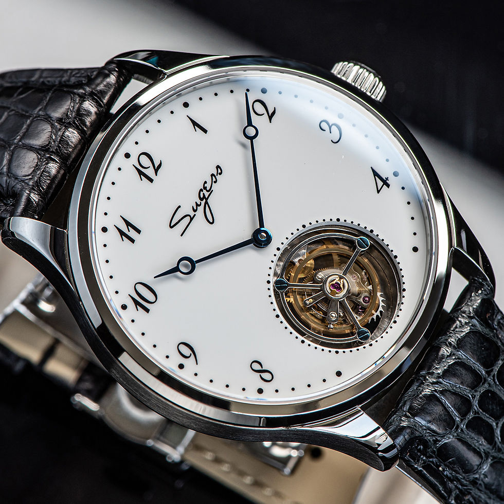 Thumbnail: Seagull ST8230 Sugess Coaxial Tourbillon Enamel 41mm Sapphire Arabic DisplayBack