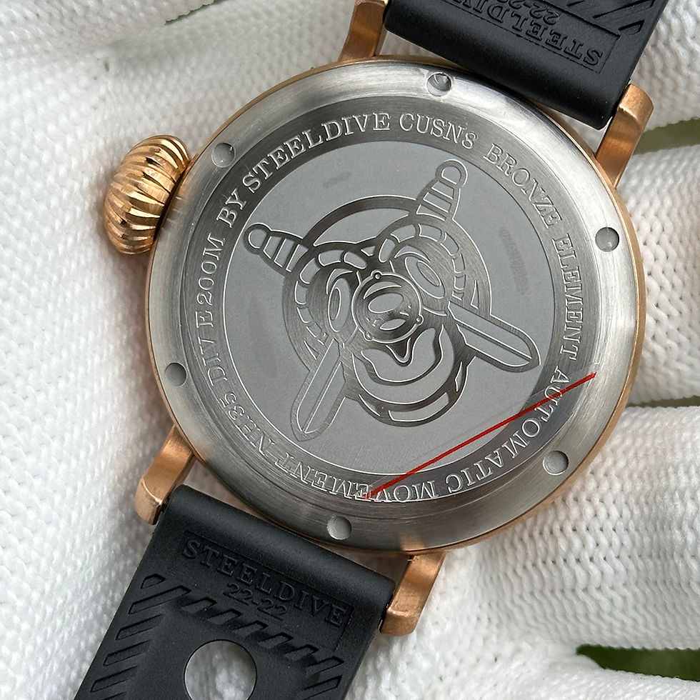 Thumbnail: Steeldive SD1903S, Pilot Montre d’Aeronef, V2, NH35, Lume, Bronze, 200m Diving