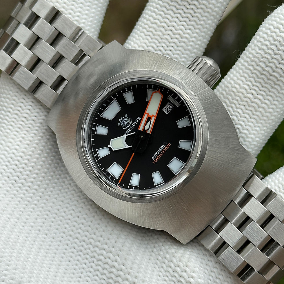 Thumbnail: Steeldive SD1920, ORCA, NH35, Sapphire, Lume, 1000m Diver, Diving, BNIB