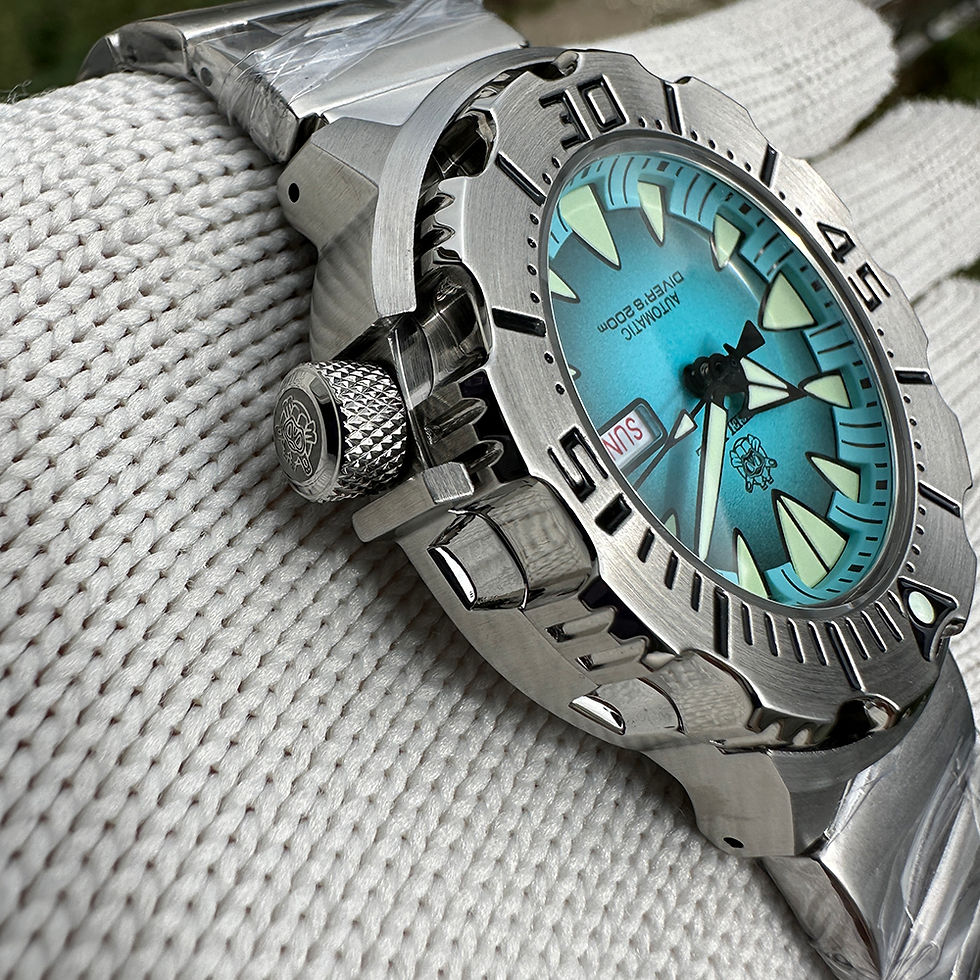 Thumbnail: Steeldive SD1984, Monster, Blue, NH36, Sapphire, Lume, 200m Diver, Diving, BNIB