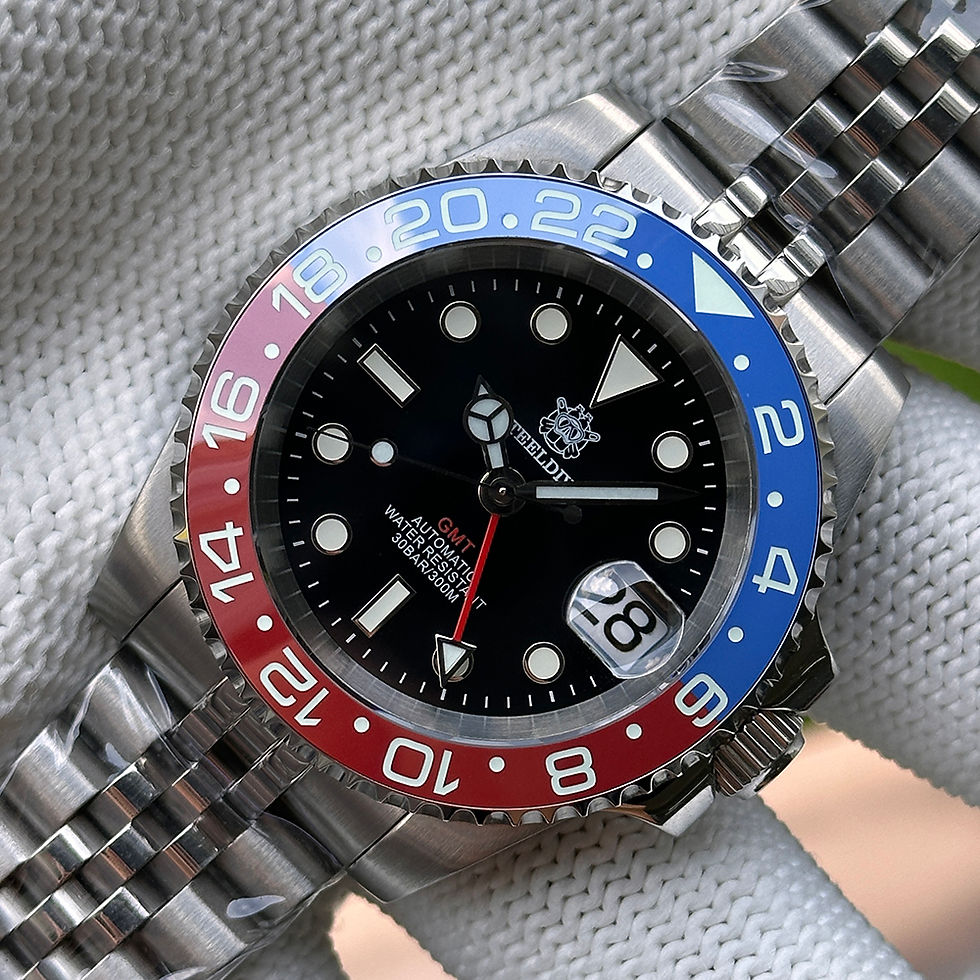 Thumbnail: Steeldive SD1993, GMT, 'Pepsi', V2, NH34, Sapphire, Lume, 300m Diver, Diving