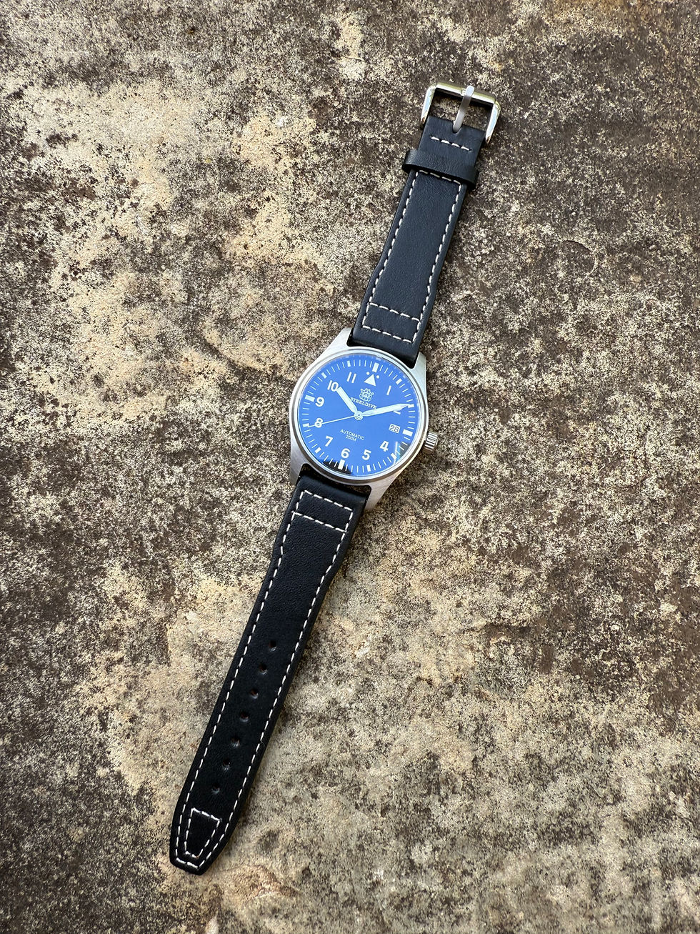 Thumbnail: Steeldive SD1940, Mark XVIII Flieger, NH35, AR Sapphire, Lume, 200m Diving, BNIB