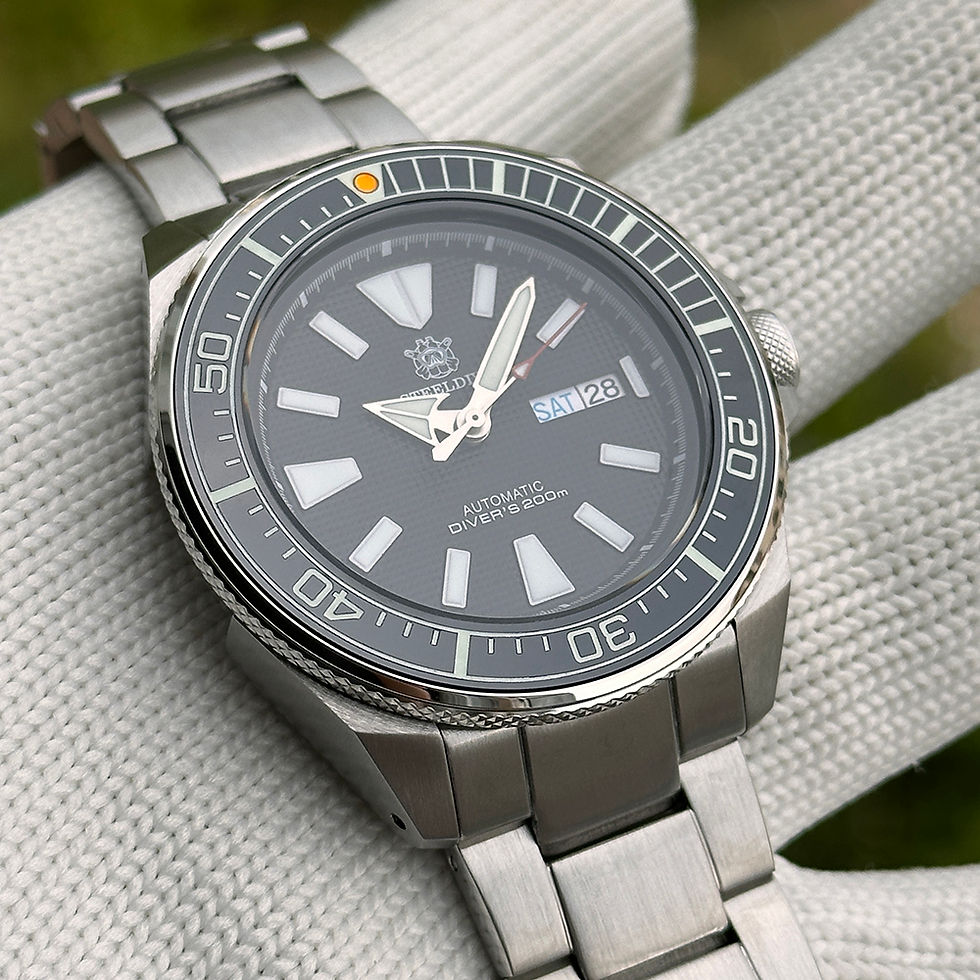 Thumbnail: Steeldive SD1961, Samurai, NH36, Sapphire, Lume, Bracelet, 200m Diver, BNIB