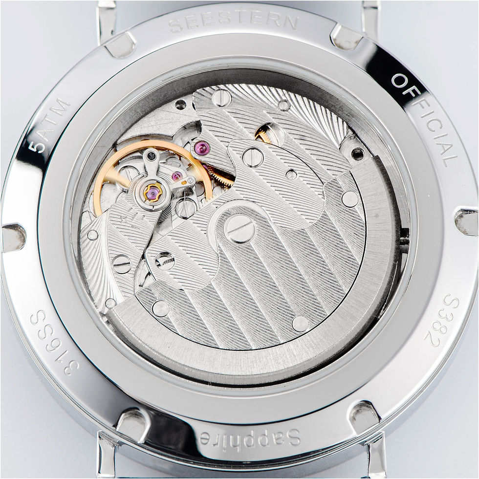 Thumbnail: SEESTERN Small Seconds, Seagull ST17, Champagne, Sapphire Display Automatic 1963