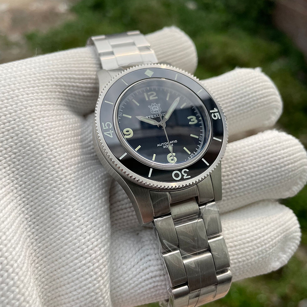 Thumbnail: Steeldive SD1952, Fifty Fathoms (no date), NH35, AR Sapphire, Bracelet, BNIB
