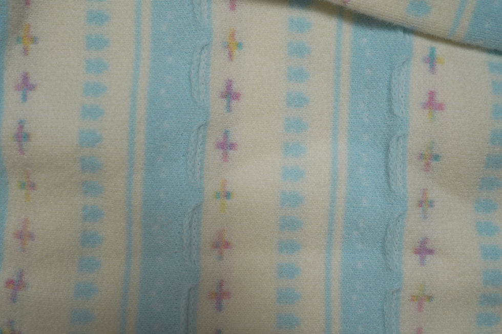 Thumbnail: White and Blue Sweater