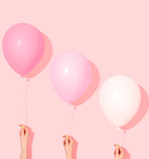 Pink Balloons Trio