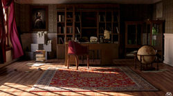 Pièce d'un explorateur du 18e siècle