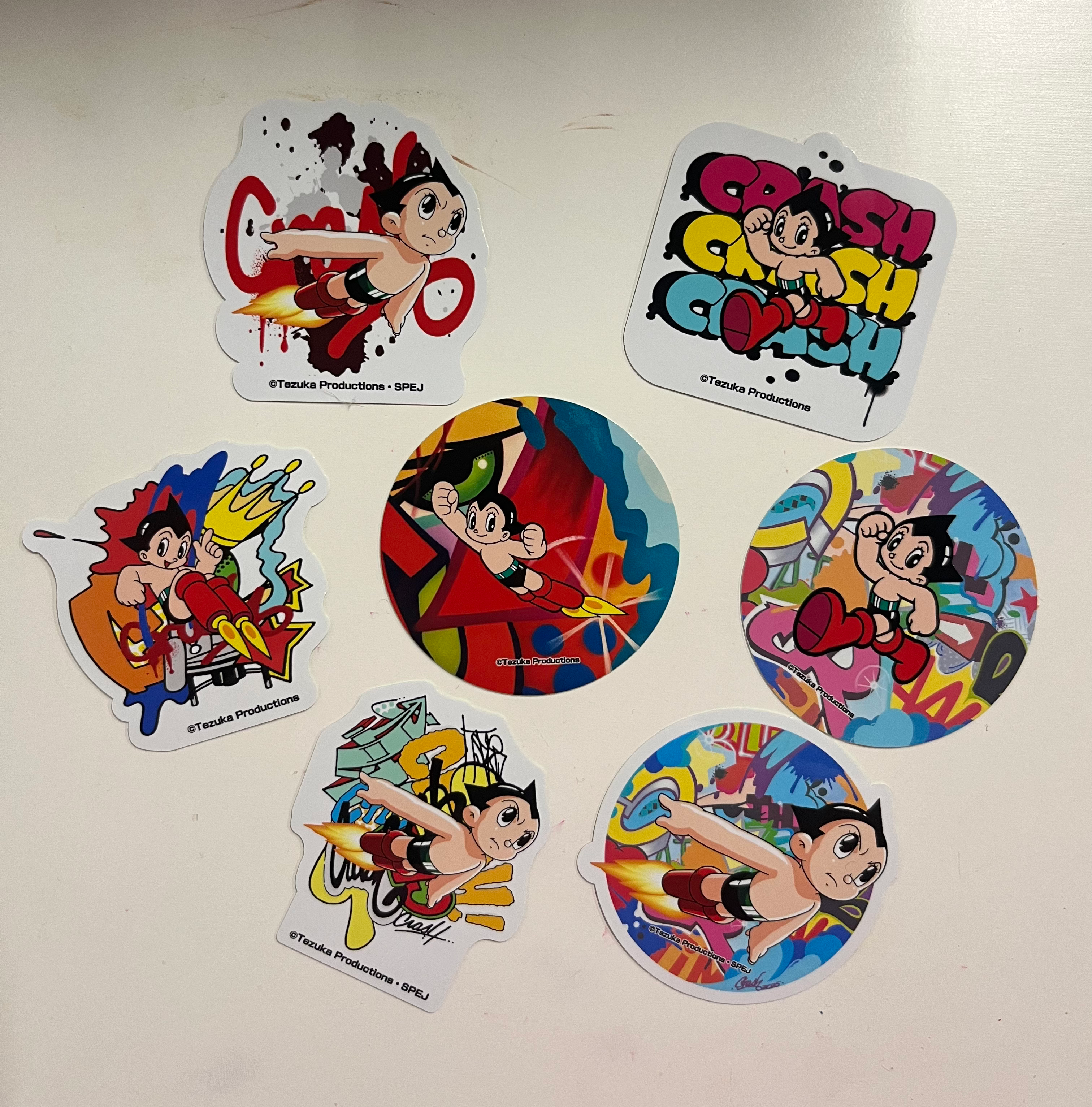 CRASH x AstroBoy Sticker Pack
