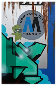 Silver MTA Train