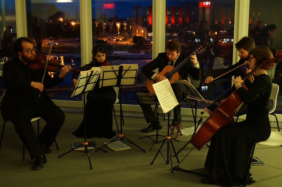 Le quatuor et la guitare