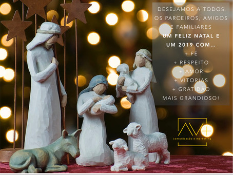 AVmais deseja a todos um Feliz Natal e um 2019 ainda MAIS grandioso!