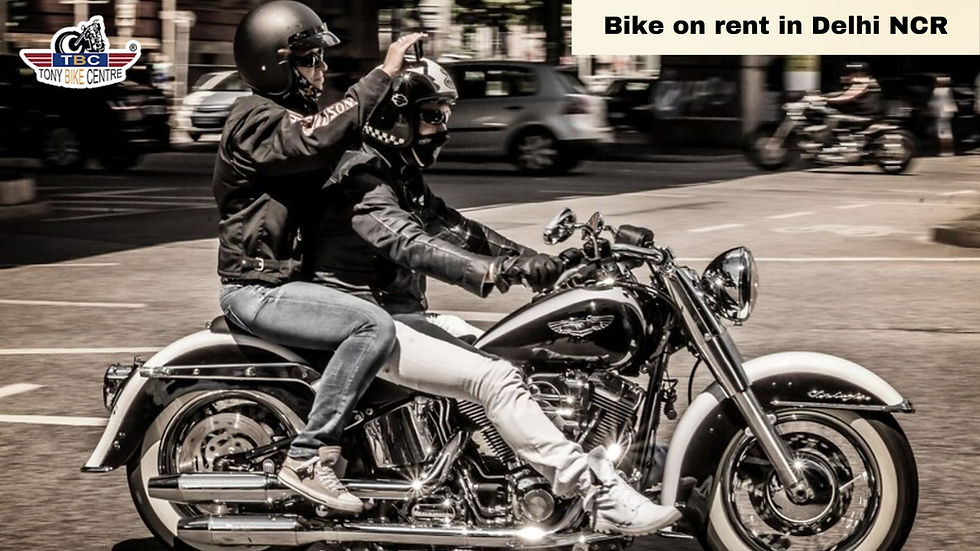 Bike on rent in Delhi NCR
