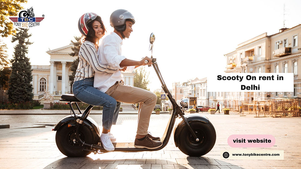 scooty on rent in Delhi