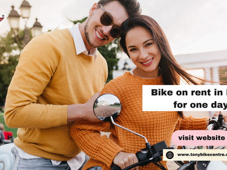 bike on rent in Delhi for one day