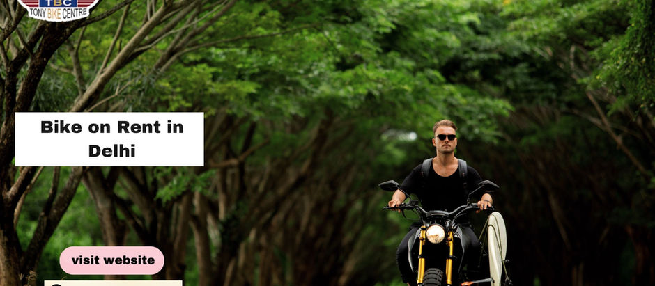 bike on rent in Delhi