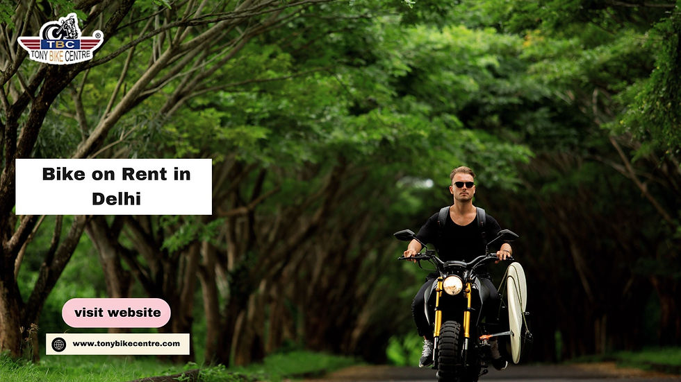Bike on Rent in Delhi