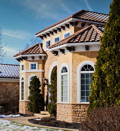 A Tuscan Style house in a beautiful neighborhood right outside Springfield, MO.