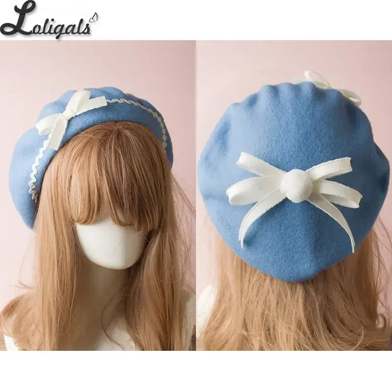 Thumbnail: Lolita Sailor Beret with Bows