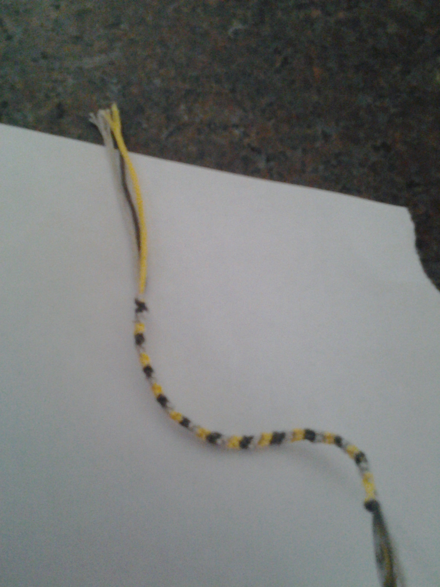 Baby Candy Stripe Friendship Bracelet