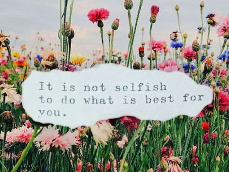 Why Doing What's Best for You Is Not Selfish