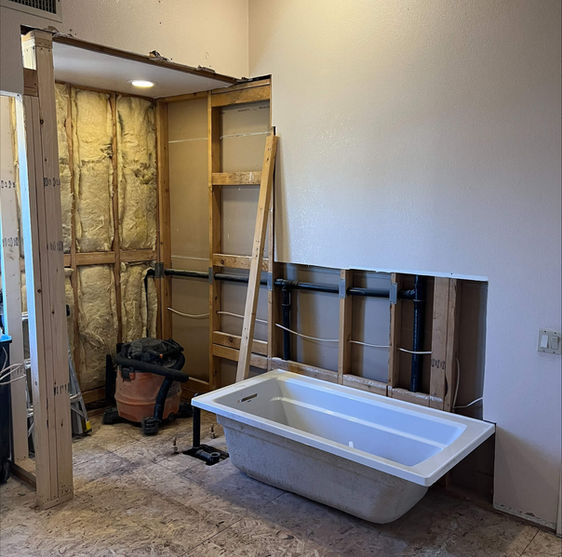 custom shower framing