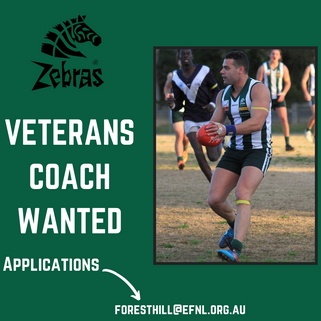 VETERANS COACH WANTED – FOREST HILL