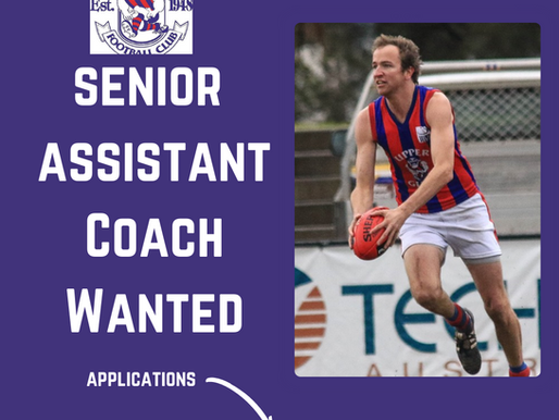 SENIOR ASSISTANT COACH WANTED – UFTG