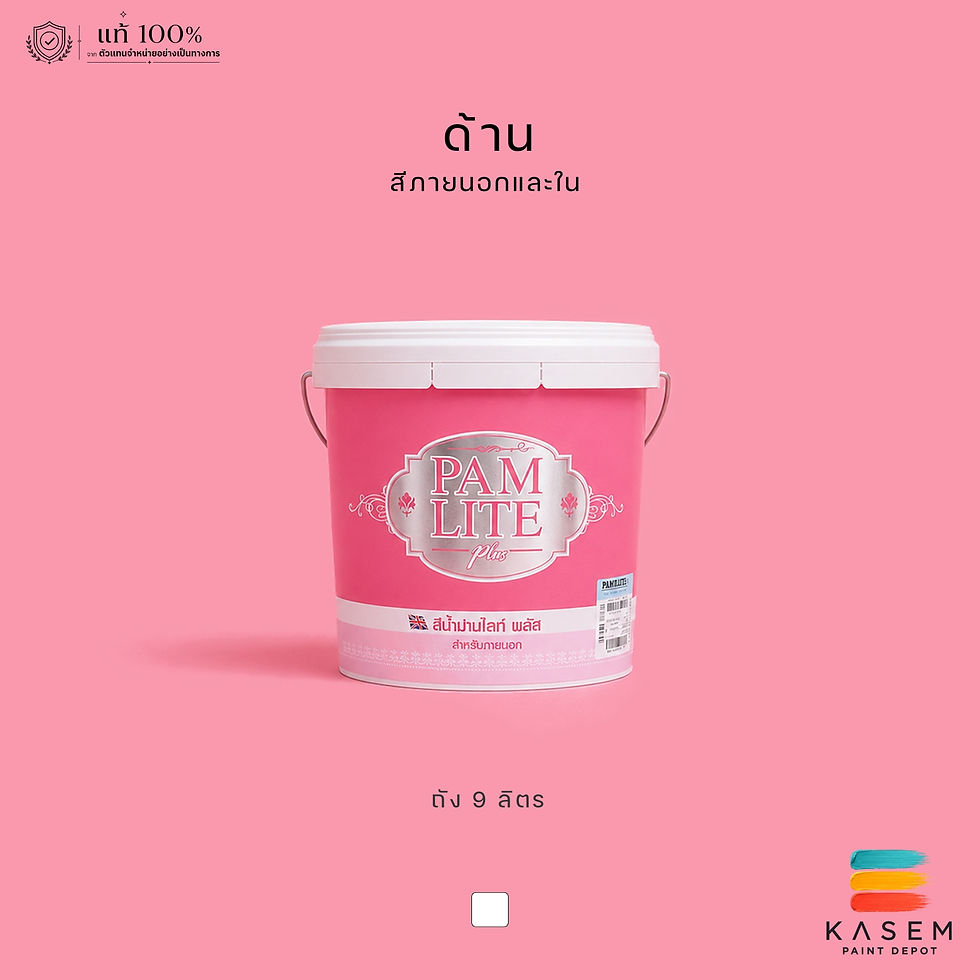 สีน้ำปามมาสติก ปามไลท์ นอก ด้าน Pammastic Pamlite Exterior Base A ถัง 9.46 ลิตร