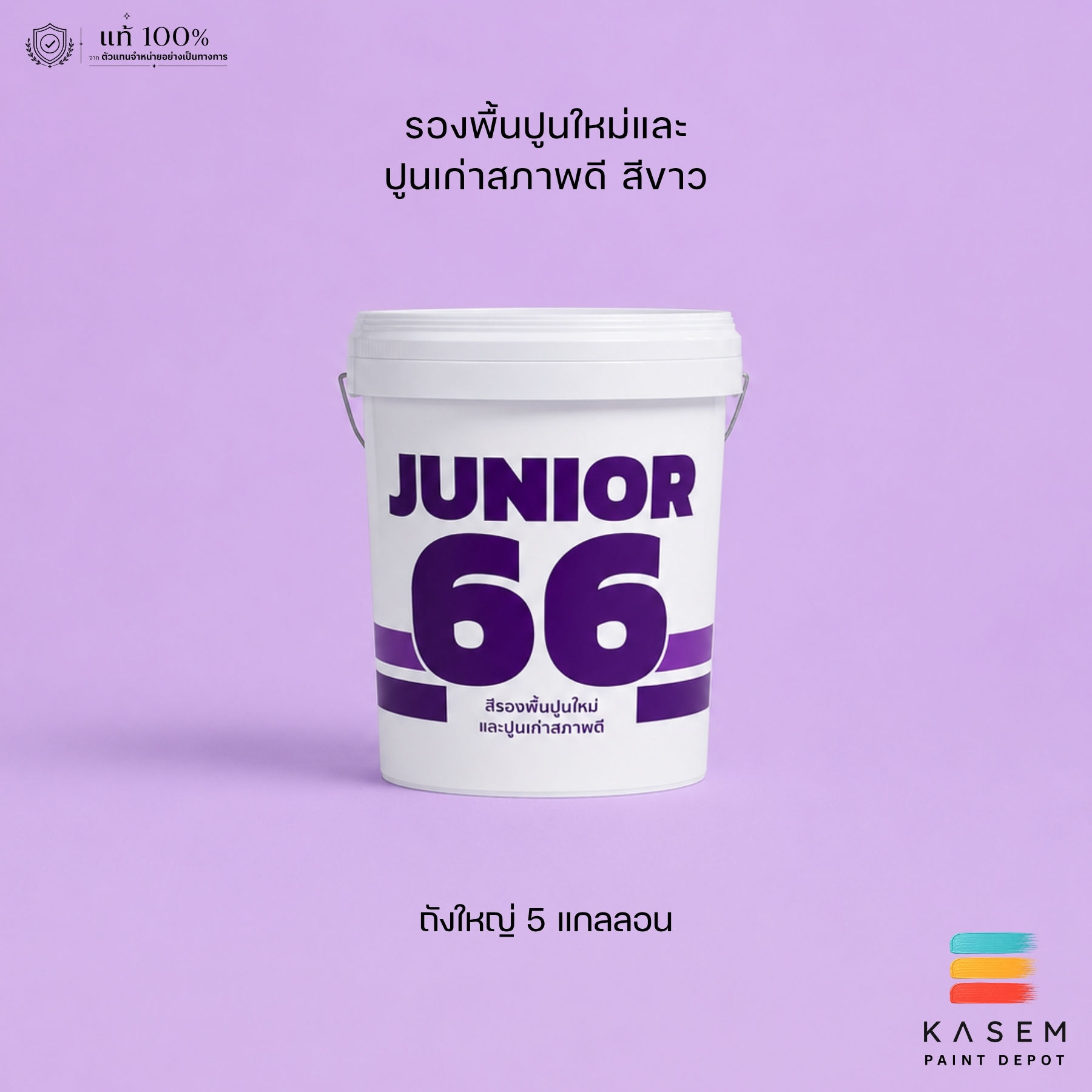 NIPPON PAINT Junior 66 Wall Sealer รองพื้นปูนใหม่นิปปอน จูเนียร์ 66 ถังใหญ่
