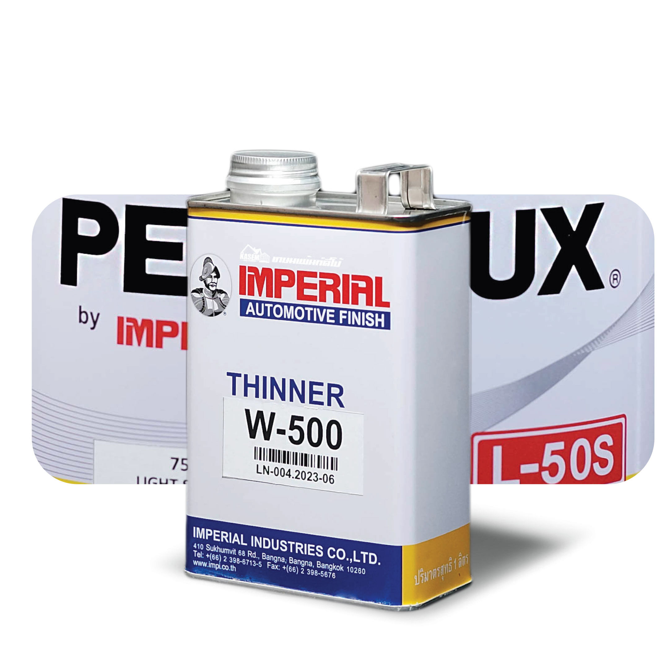 Peralux W500 Enamel Thinner ทินเนอร์ผสมสีน้ำมัน พีราลักษ์ W-500 ขนาด 1 ลิตร