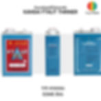 Kansai Ftalit Thinner ทินเนอร์ผสมสีน้ำมันตราพัด ขนาด1/4 แกลลอน 0.946 ลิตร