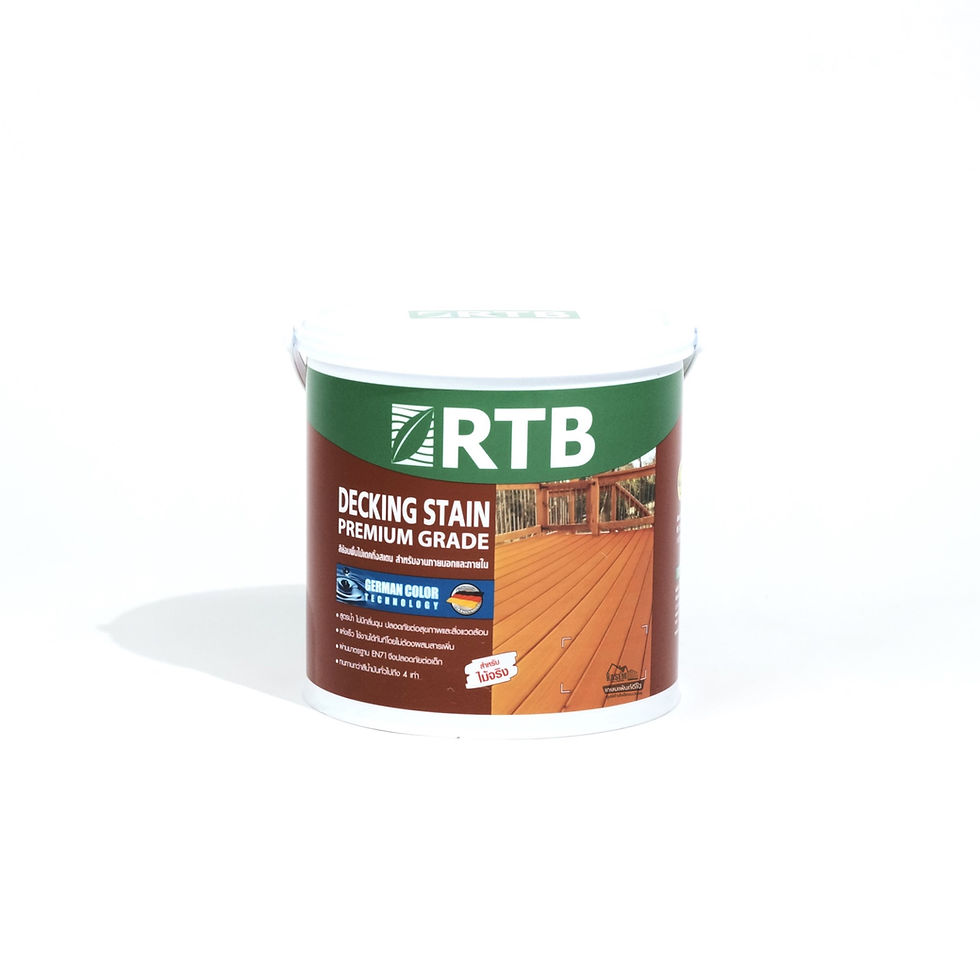 RTB Deckingstain Waterbased สีย้อมพื้นไม้สูตรน้ำ พรีเมี่ยม อาร์ทีบี Rothenburg