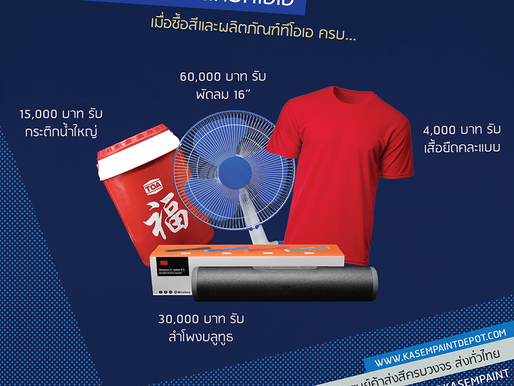 เพลินเพลินรับหน้าฝนกับสี TOA ทีโอเอ