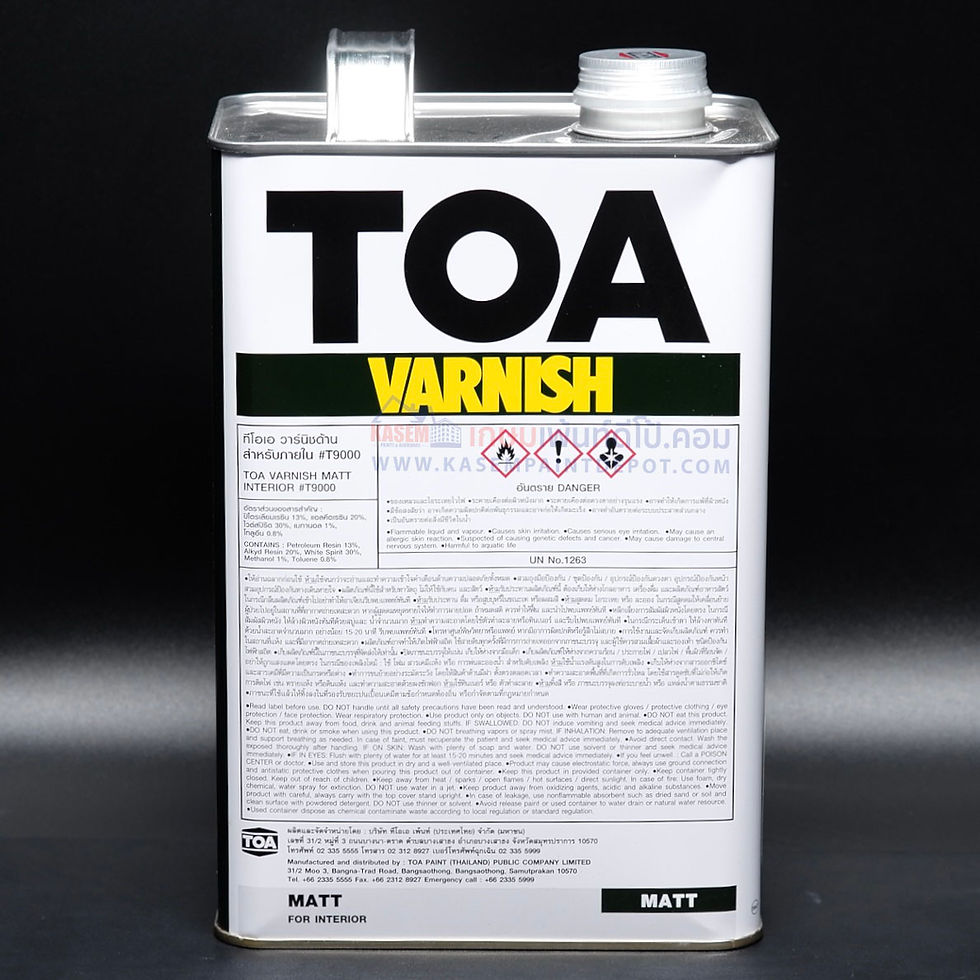 ภาพขนาดย่อ: TOA Matt Varnish Interior T-9000 วานิชด้าน ทีโอเอ ภายใน T9000