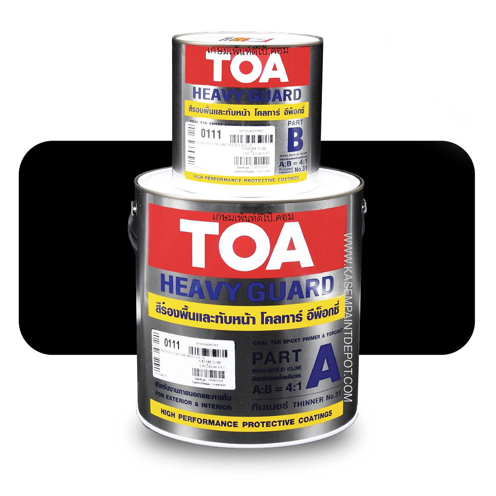 TOA Coal Tar Epoxy สีโคลทาร์ ทีโอเอ 111