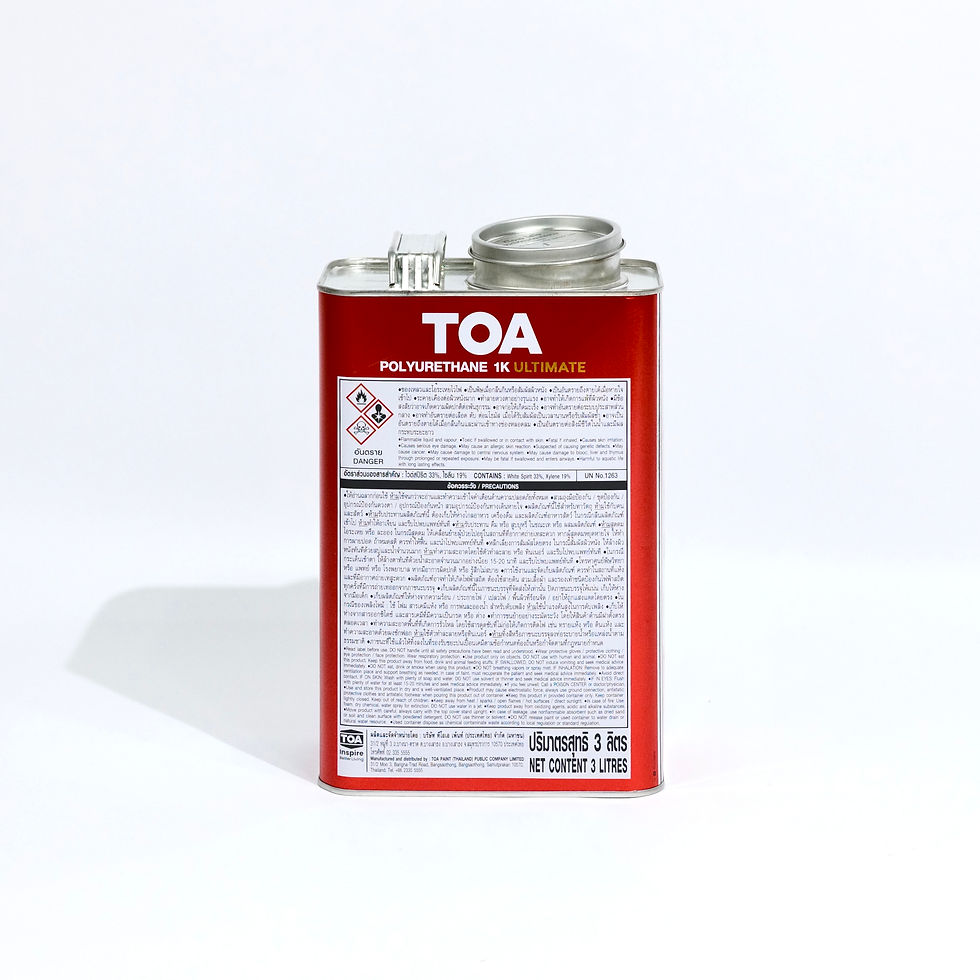 ภาพขนาดย่อ: TOA Polyurethane 1K Ultimate Gloss ทีโอเอ โพลียูรีเทน 1K อัลติเมท​ เงา ภายนอก