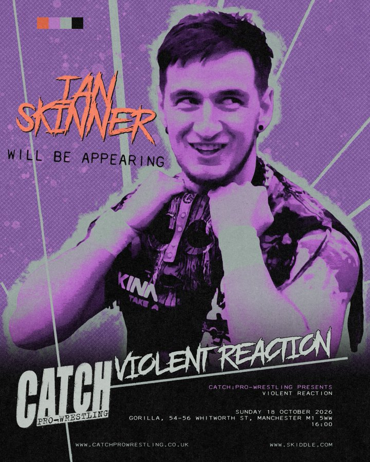 "Ian Skinner will be appearing" graphic