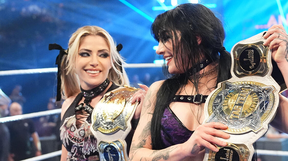 Alexa Bliss & Tatum Paxley def. Fatal Influence for the Women's Tag Team Titles