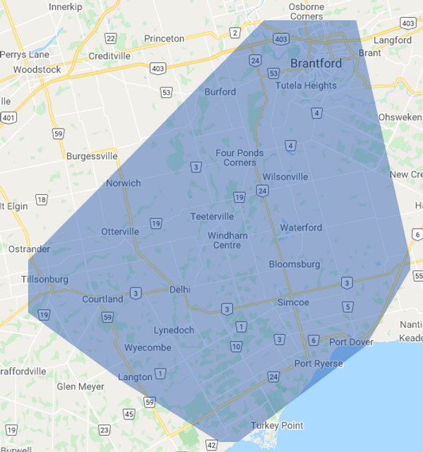 Dryer Duct Guys Servicing Area