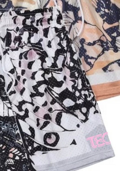 Thumbnail: Multicolor Patterned Athletic Shorts