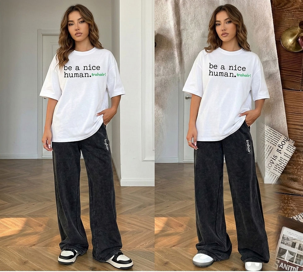 Thumbnail: Be a nice human graphic Tee