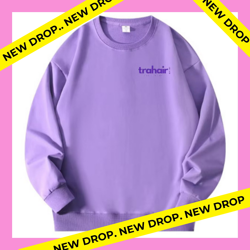Violet Oversized Crew