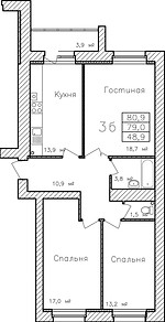 ЖК "Видный" г.Тамбов | Планировки