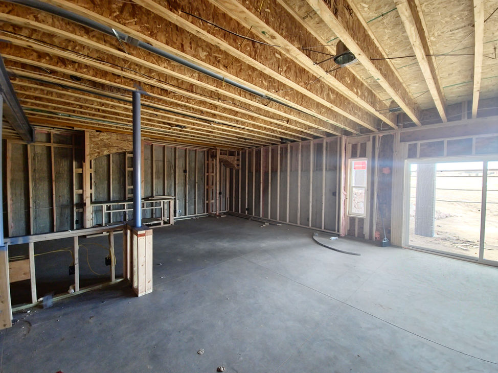 20408 Royal Troon Dr interior wood framing