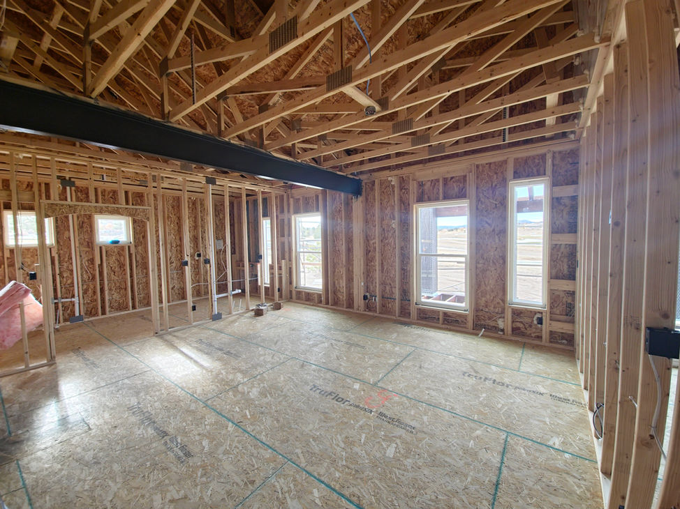 Interior framing of 20408 Royal Troon Dr
