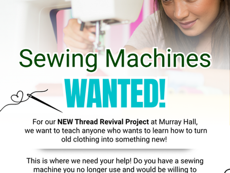 Got an Unused Sewing Machine? Help Us Launch the Thread Revival Project!