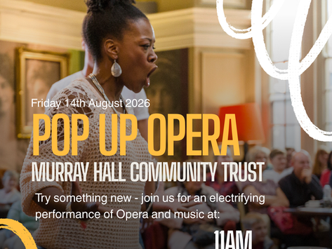 Opera Pop Up At Murray Hall