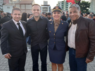 AME-SC homenageia primeiro colocado do CFS do CBMSC