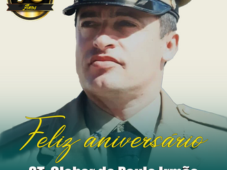 Aniversário do Presidente da AME-SC: Subtenente Cleber de Paulo Irmão